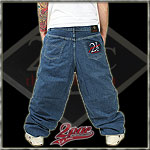 2PAC COLLECTION BAGGY JEANS THE ORIGINAL MID BLUE