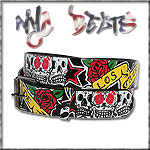 USA-STYLEZ NYC BELT G�RTEL "LOS MUERTOS" BLACK