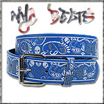 USA-STYLEZ NYC BELT G�RTEL "PHANTOMS MASK" BLUE