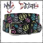 USA-STYLEZ NYC BELT G�RTEL "TIPSEY DOLLAR" BLACK