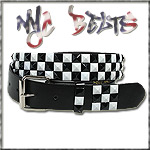 USA-STYLEZ NYC NIETEN BELT BLACK RIVET BLACK