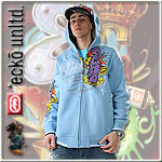 ECKO UNLTD. ZIPPER HOODY ON THE SCENE HOOD DUSK