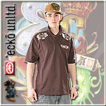 ECKO UNLTD. POLO JERSEY SHIRT RANCHER POLO CHOCOLATE