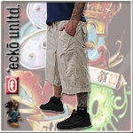 ECKO UNLTD. BERMUDA BAGGY SHORT SANDTRAP CEMENT