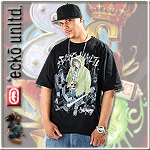 ECKO UNLTD. JERSEY T-SHIRT 500FT ASSASSIN BLACK