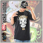 ECKO UNLTD. JERSEY T-SHIRT GLUTTONY BLACK NEW