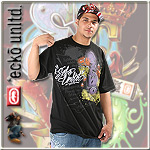 ECKO UNLTD. JERSEY T-SHIRT ON THE SCENE BLACK