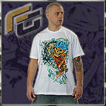 FUYA COUTURE JERSEY TEE DIRTY MONEY WHITE