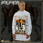 FUYA USA LS JERSEY TEE SHIRT THE DOUGH WHITE