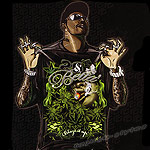 FUYA USA JERSEY TEE SHIRT BETTA BLAZE IT UP BLACK