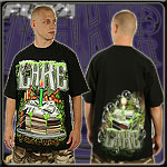 FUYA USA JERSEY TEE SHIRT CAKE MAKE A WISH BLACK