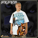 FUYA USA JERSEY TEE SHIRT GET IT ON LOCK WHITE