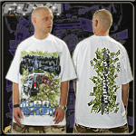 FUYA USA JERSEY TEE SHIRT HOOD FLOW WHITE