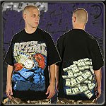 FUYA USA JERSEY TEE SHIRT REPPIN�TIME BLACK