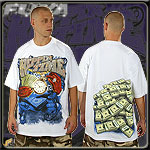 FUYA USA JERSEY TEE SHIRT REPPIN�TIME WHITE