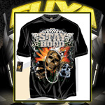 FUYA USA LONGTAIL JERSEY TEE SHIRT STAY HOOD BLACK