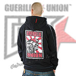 GUERILLA UNION ZIPPER HOODY CHE GUEVARA GORILLA NAVY