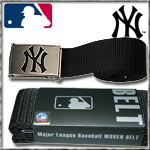 MASTER DIS WOVEN BELT MLB NEW YORK YANKEES BLACK