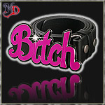 MASTER DIS BELT & BUCKLE BITCH PURPLE