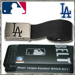 MASTER DIS WOVEN BELT MLB LOS ANGELES DOGERS BLACK