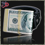 MASTER DIS BELT & BUCKLE DOLLAR BILL SMALL