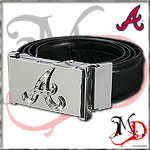 MASTER DIS BELT & BUCKLELIGHTER ATLANTA BRAVES BLACK