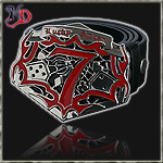 MASTER DIS BELT & BUCKLE LUCKY SEVEN