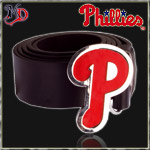 MASTER DIS BELT & BUCKLE PHILADELPHIA PHILLIES BLACK
