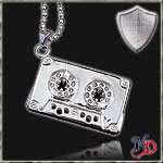 MASTER DIS NECKLACE 925 STERLING SILVER "TAPE"