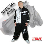 ARME USA HOODED SUIT ANZUG BULLETPROOF BLACK