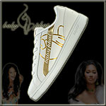 BABY PHAT SNEAKER SHOES MUSE WHITE GOLD