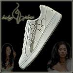 BABY PHAT SNEAKER SHOES MUSE WHITE SILVER