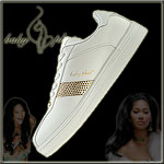 BABY PHAT SNEAKER SHOES LADY PHAB MAX WHITE GOLD