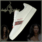 BABY PHAT SNEAKER SHOES LADY PHAB MAX WHITE CHERRY BORDEUX