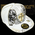 ETHOS NYC SPECIAL CAP CROSS SKULL WHITE