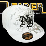 LEADER NYC SPECIAL CAP NEW YORK DRAGON WHITE