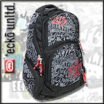 ECKO UNLTD. BACK PACK RUCKSACK ALL TAGGED DOWN BLACK