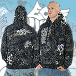ECKO UNLTD. HOODY SWEATER EASTSIDE COVER UP INKWELL