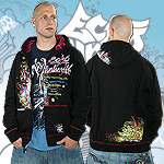 ECKO UNLTD.� ZIPPER HOODY PAYOFF HOOD BLACK