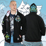 ECKO UNLTD. ZIPPER HOODY PROFIT BLACK
