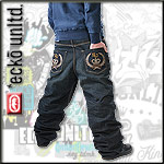 ECKO UNLTD. BAGGY PANT JEANS EU LAUREL INDIGO KHAKI RINSE