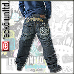 ECKO UNLTD. LOOSE FIT JEANS KINGDOM COME COPPER WASH