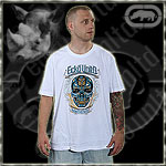 ECKO UNLTD. JERSEY TEE SHIRT BRUJERA MASK WHITE