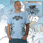 ECKO UNLTD. JERSEY T-SHIRT HIP SHOT BLUE FREEZE