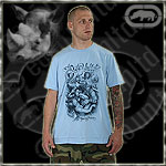 ECKO UNLTD. JERSEY TEE SHIRT MAKE�EM MOVE BLUE FREEZE