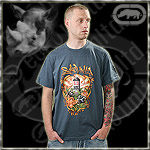 ECKO UNLTD. JERSEY TEE SHIRT SUNBURNER DARK SLATE