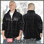 ECKO UNLTD.� REVERSIBLE VELOUR TRACK JACKET LUX QUILT BLACK