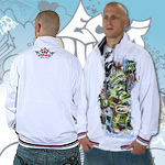 ECKO UNLTD. TRACK JACKET MONEY HUNGRY WHITE