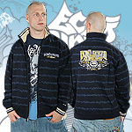 ECKO UNLTD. TRACK JACKET TAG MARK STRIPE INKWELL