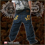 ECKO UNLTD.� EU STITCH JEANS BAGGY FIT T RAW INDIGO